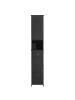 SoBuy Badezimmerschrank in Matt-Schwarz - (W) 29 x (H) 170 x (L) 32 cm