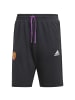 adidas Performance Shorts Manchester United Travel in schwarz / lila