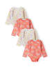 Minoti 4tlg. Set: Langarmbody 16mbaby 8 in Rosa