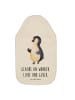 Mr. & Mrs. Panda Wärmflasche Pinguin Marienkäfer mit Spruch in Weiß