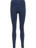 Hummel Hummel Tights Hmlmt Yoga Damen Atmungsaktiv Dehnbarem Feuchtigkeitsabsorbierenden Nahtlosen in INSIGNIA BLUE