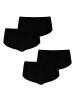 Puma 4er Pack Invisible Ultra Soft Cotton Mini Shorts in Schwarz