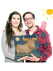 Mr. & Mrs. Panda Sofakissen Sternzeichen Stier Design ohne Spruch in Weiß