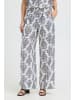 Fransa Freizeithose FRARIANA Loose fit in BOHO MUSE WHITE W. BLACK