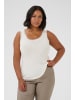 KAFFE curve Jerseytop KComia Tight fit in Chalk