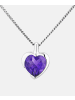 Diamant L'éternel Halskette aus 375 Weißgold mit Amethyst