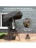 Outsunny Hollywoodschaukel 121L x 208B x 172H cm Dunkelgrau