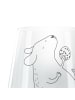 Mr. & Mrs. Panda Glas Windlicht Hund Keks ohne Spruch in Transparent
