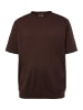 JP1880 Kurzarm T-Shirt in dunkelbraun