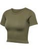 Hummel T-Shirt Hmlpulse Damen in DUSTY OLIVE