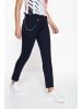 ATT Jeans ATT Jeans Chino Hose aus Maschenware mit Strukturmuster Valeria in navy