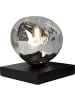 Licht-Erlebnisse Tischlampe (B)15 x (L)15 x (H)17.5 cm in Schwarz Silber