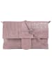 Cluty Abendtasche echt Leder in rosa