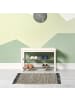 relaxdays Flickenteppich in Grau - 60 x 110 cm