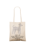 Mr. & Mrs. Panda Uni Tasche Italienisches Windspiel mit Spruch in Creme