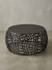 KADIMA DESIGN Couchtisch Ast-Design | Metall Schwarz, 66x66cm, Rund in Schwarz