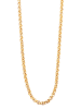 Adeliás Unisex Halskette – Erbskette aus Edelstahl 80+5 in gold