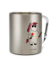 Mr. & Mrs. Panda Becher Einhorn Woodstock ohne Spruch in Silber