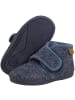 En Fant Kinder Hausschuh "Slippers Wool Hook and Loop" in Blau