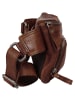 SPIKES & SPARROW Gürteltasche echt Leder in cognac