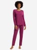 Hanro Pyjama Natural Elegance in tourmaline melange