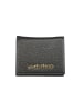 Valentino by Mario Valentino Schwarze Polyurethan-Geldbörse
