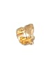 Elli Ohrringe 925 Sterling Silber Feder in Gold