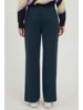 b. young BYDANTA SLIT PANTS - HEAVY WOVEN Regular fit in Total Eclipse