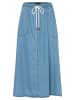 More & More Jeansrock in middle blue denim