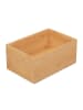 relaxdays Aufbewahrungsbox in Natur - (B)30 x (H)14 x (T)20 cm