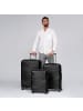 Pactastic Collection 02 THE THREE SET 4 Rollen Kofferset 3-teilig black metallic
