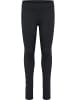 Hummel Kinder Leggings "Logo Tights" in Schwarz