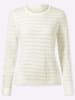 Sieh an! Rundhalspullover in ecru