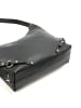 Florence Florence Schultertasche Leder schwarz ca. 37cm