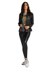 Carlo Colucci Lederjacke Basic in Schwarz