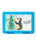 Mr. & Mrs. Panda Brotdose Pinguin Weihnachtsbaum Design mit Spruch in Weiß