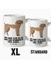 Mr. & Mrs. Panda Großer Kaffeepott Hund Dogge mit Spruch in Weiß