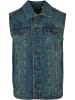 Urban Classics Urban Classics Herren Denim Vest in lightblue