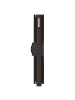 Secrid Original Miniwallet - Geldbörse RFID 6.5 cm in black-brown