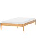 Beliani Doppelbett VEYRAC in Braun - (W) 148 x (H) 38 x (L) 211 cm