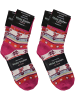 normani 4 Paar Edelsocken mit Seide und Modal in Fuchsia