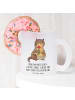 Mr. & Mrs. Panda Tasse Otter Blumenstrauß mit Spruch in Transparent