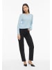 Vila Dünner Rundhals Strickpullover VIRIL in Babyblau