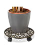 relaxdays Pflanzenroller  in Bronze - ø33,5 cm