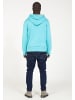 PLUS EIGHTEEN Herren Kapuzenpullover in Türkis