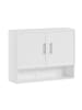SoBuy Wandschrank in Reinweiß - (W) 70 x (H) 28.5 x (L) 90 cm