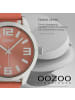 Oozoo Analog-Armbanduhr Oozoo Timepieces orange extra groß (ca. 47mm)