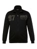 Men Plus Sweatjacke in schwarz