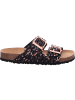 Tamaris Pantolette in BLACK/LEOPARD