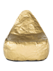 Beliani 2-tlg Sitzsack DROP in Gold